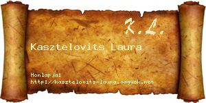 Kasztelovits Laura névjegykártya